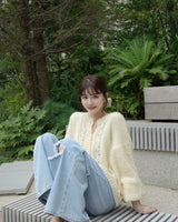 made in Japan mohair cardigan