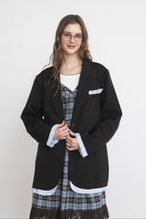 oversized layered jacket