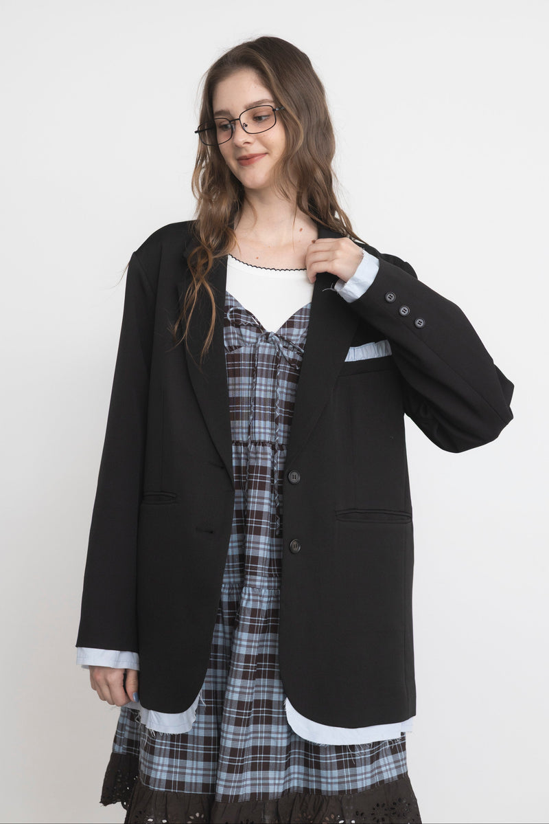 oversized layered jacket – idem