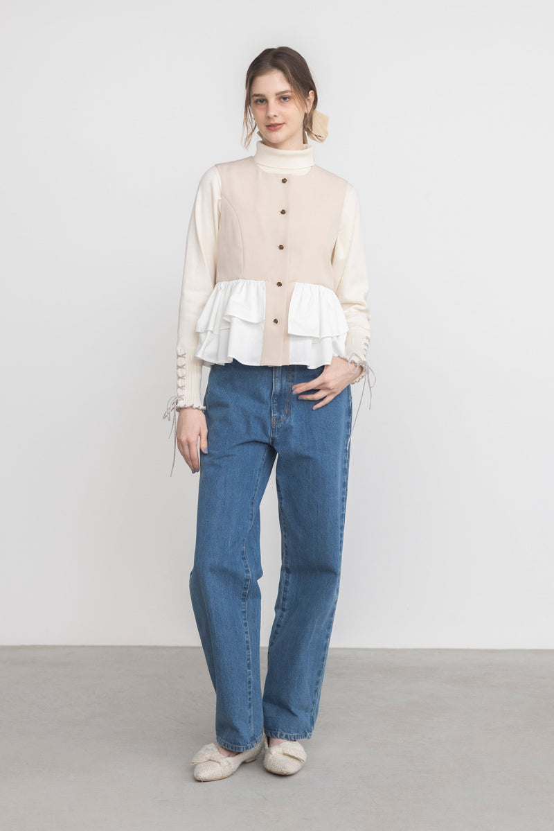 peplum lady vest – idem