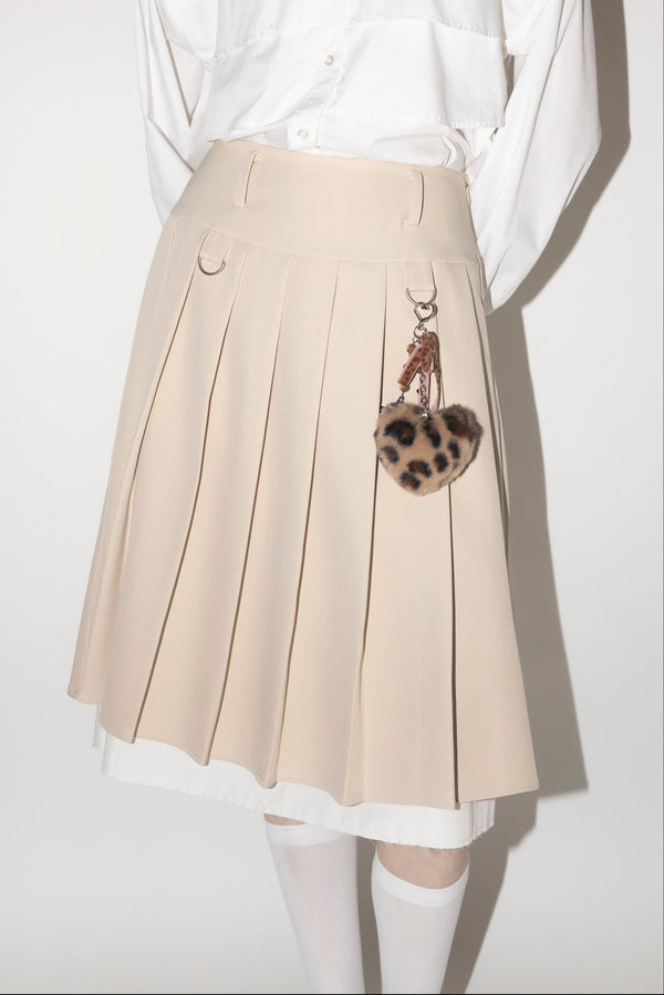 layered medium pleats skirt (NEW COLOR) – idem