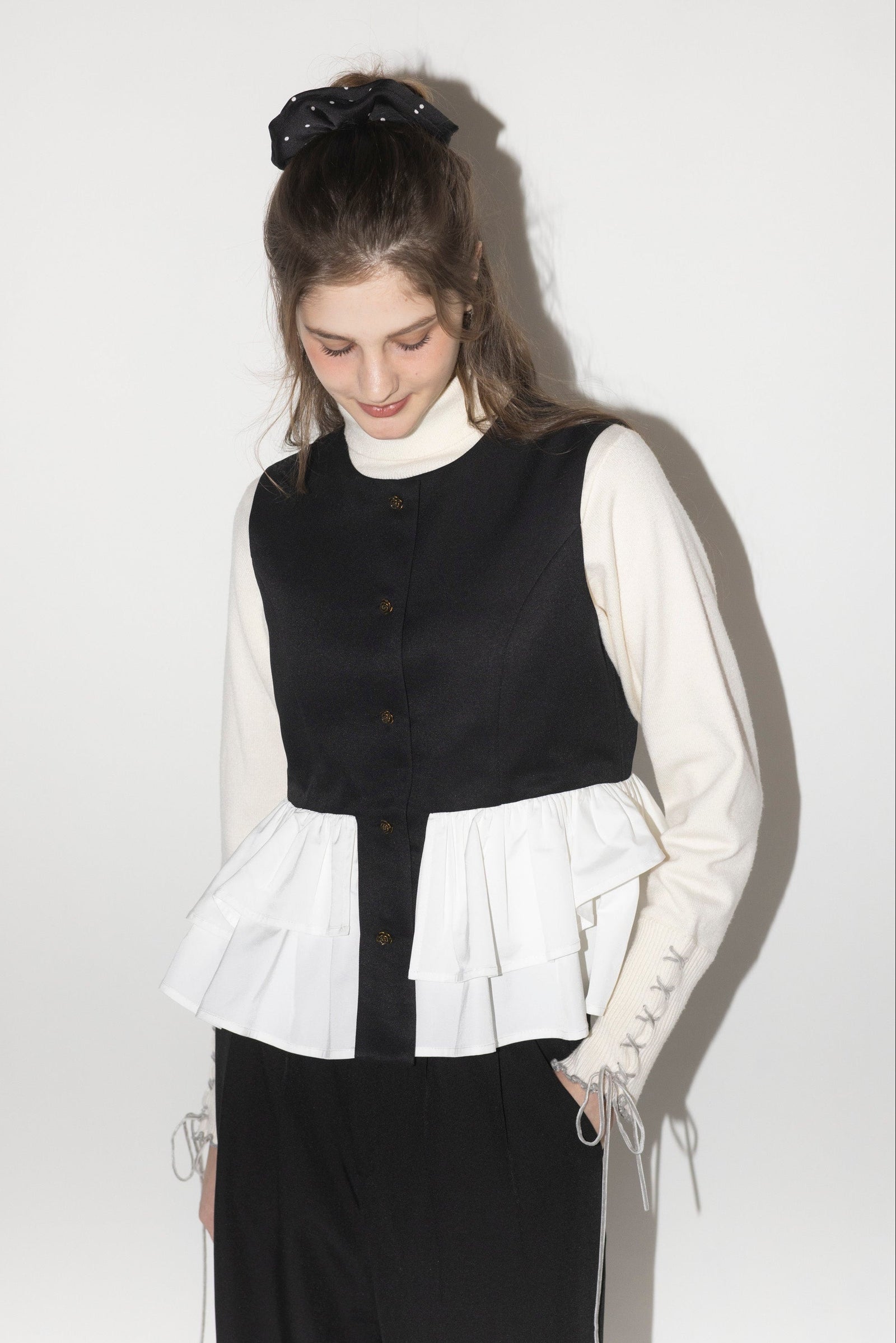 peplum lady vest – idem