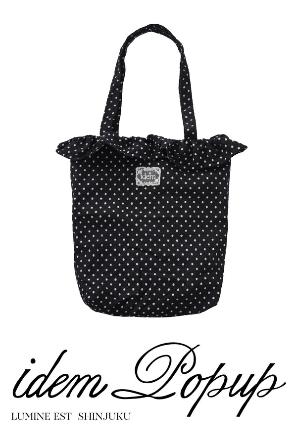 ノベルティ"dot frill tote bag"& 500円クーポン付