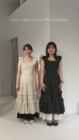 dot × dot many frill onepiece