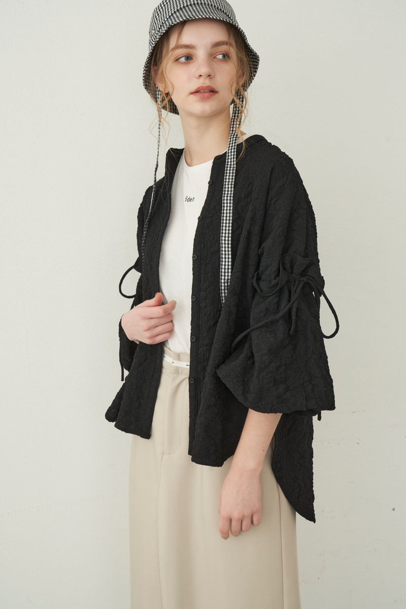 poco poco volume sleeve blouse
