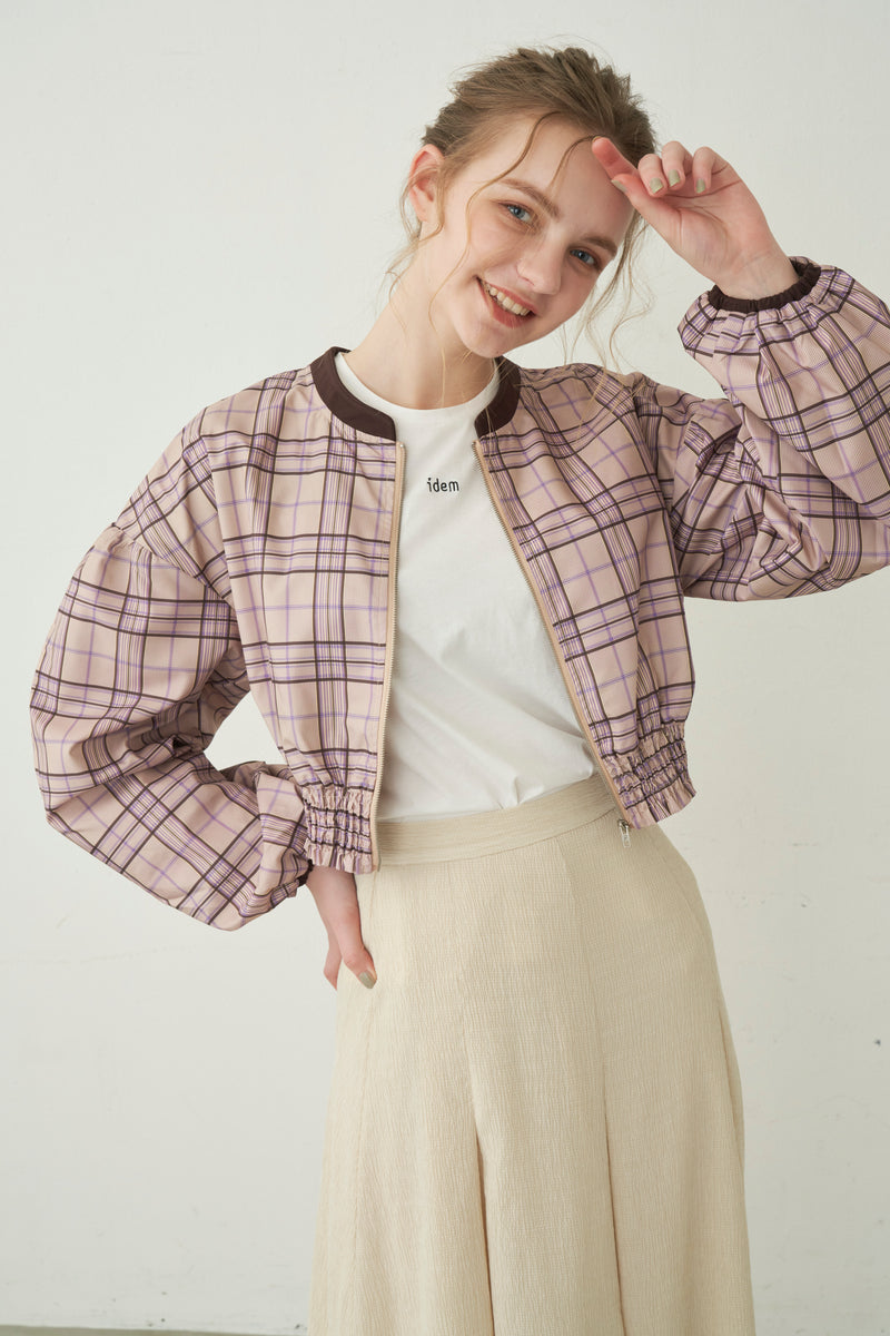 check short blouson