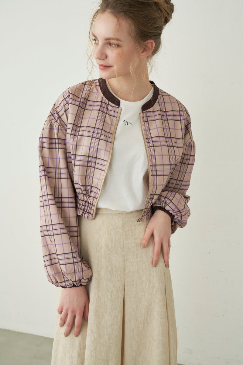 check short blouson