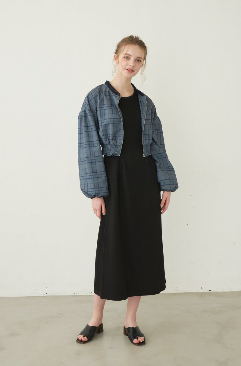 check short blouson