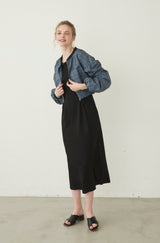 check short blouson