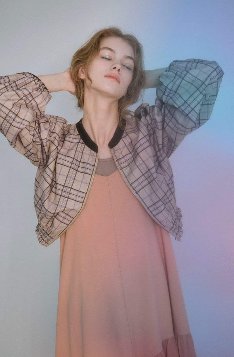 check short blouson