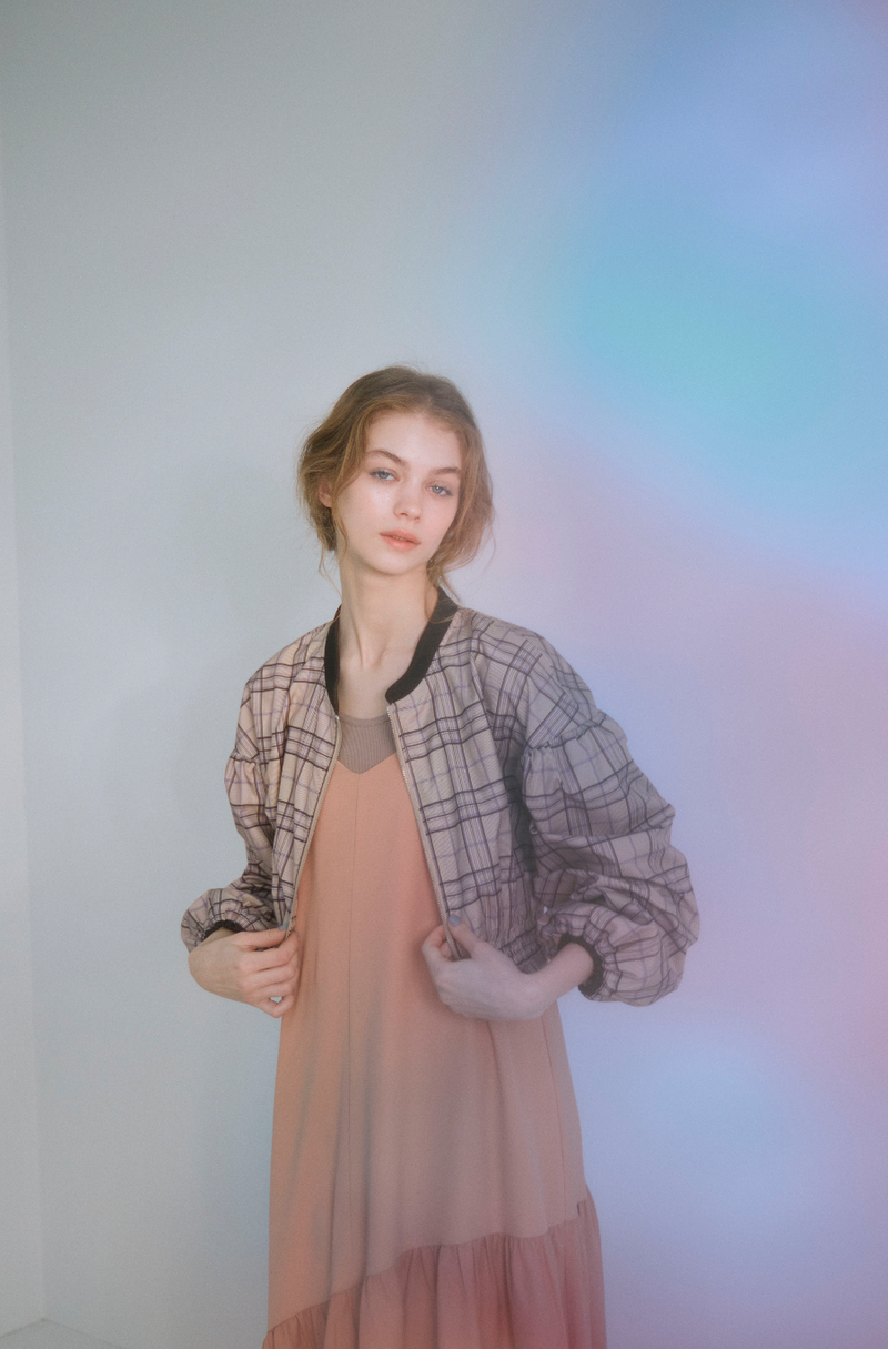check short blouson