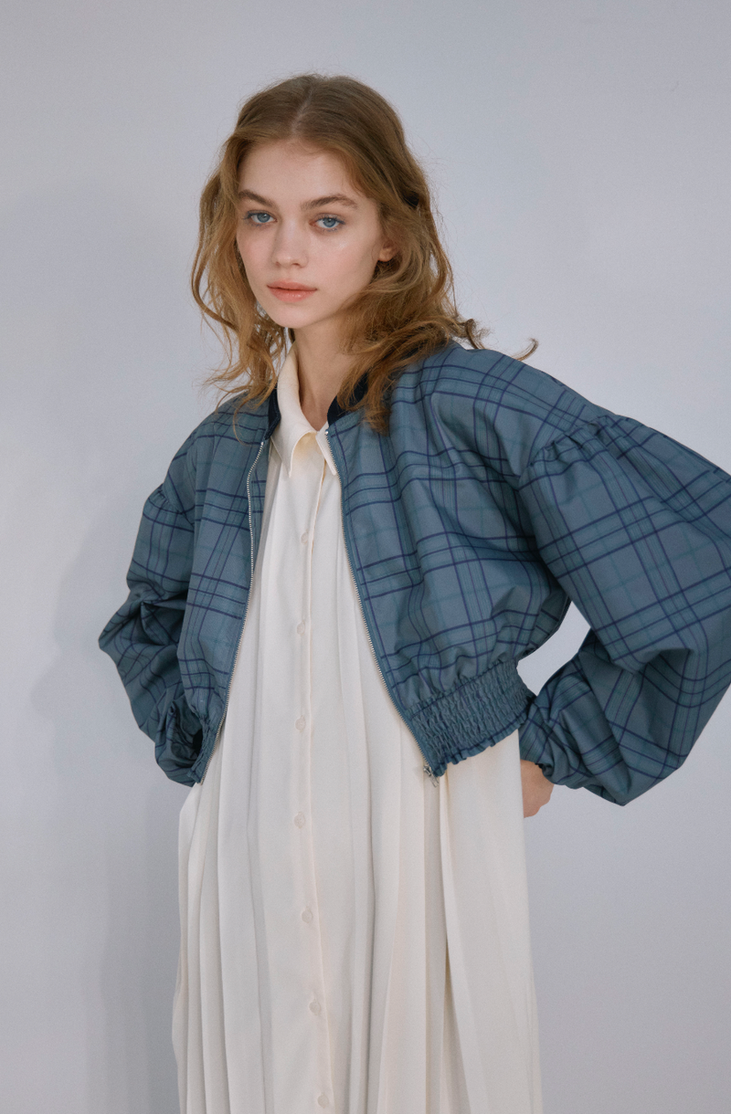 check short blouson