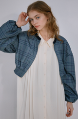 check short blouson