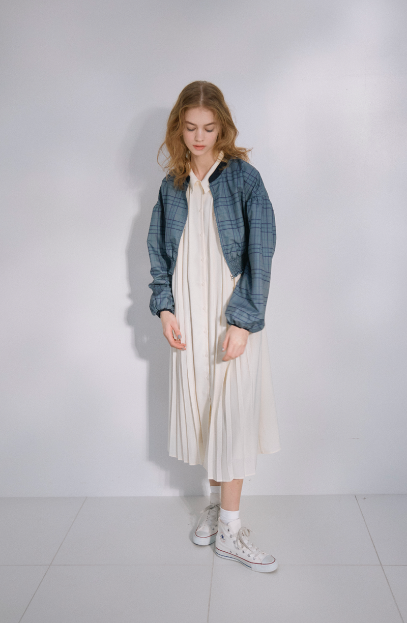 check short blouson