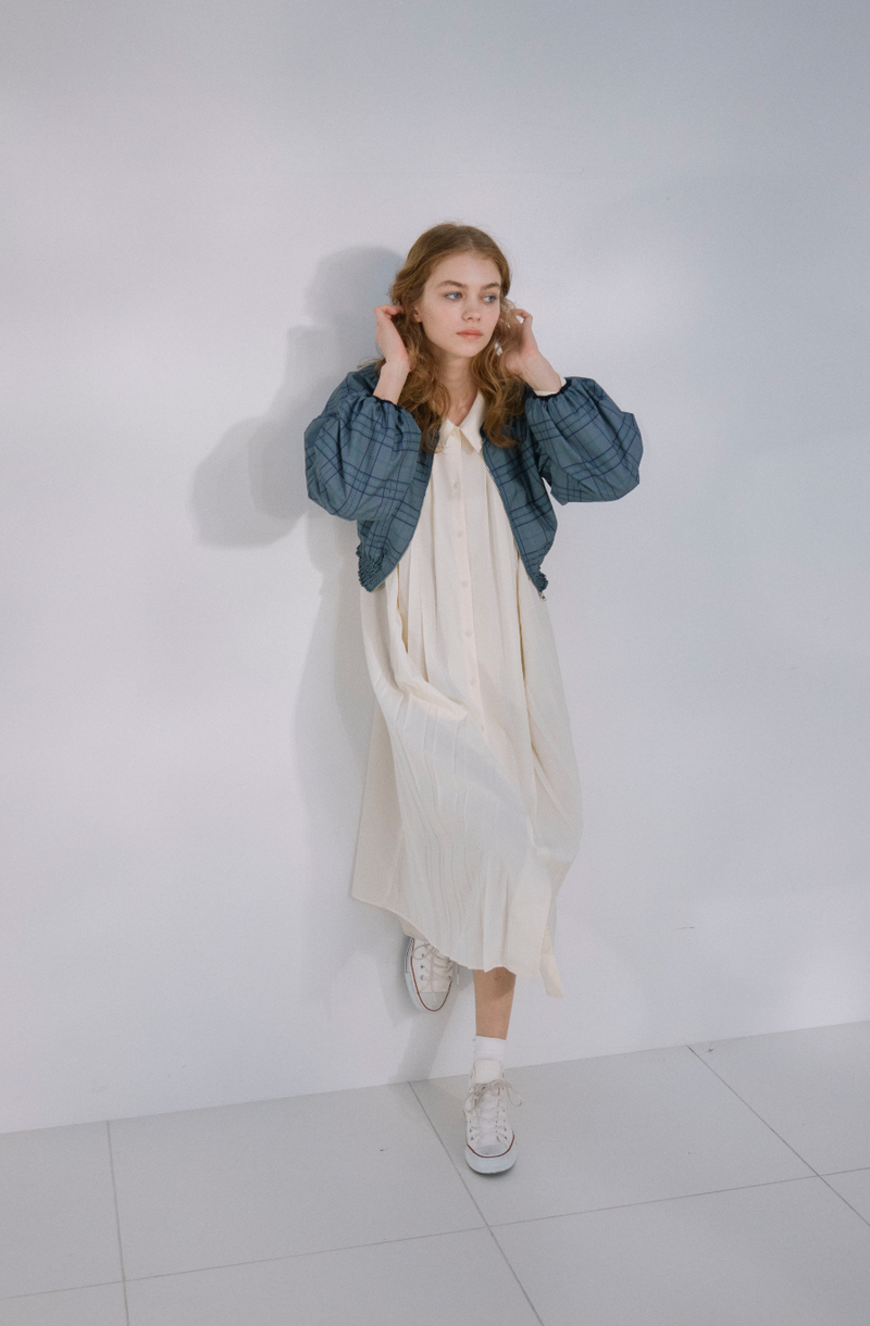 check short blouson