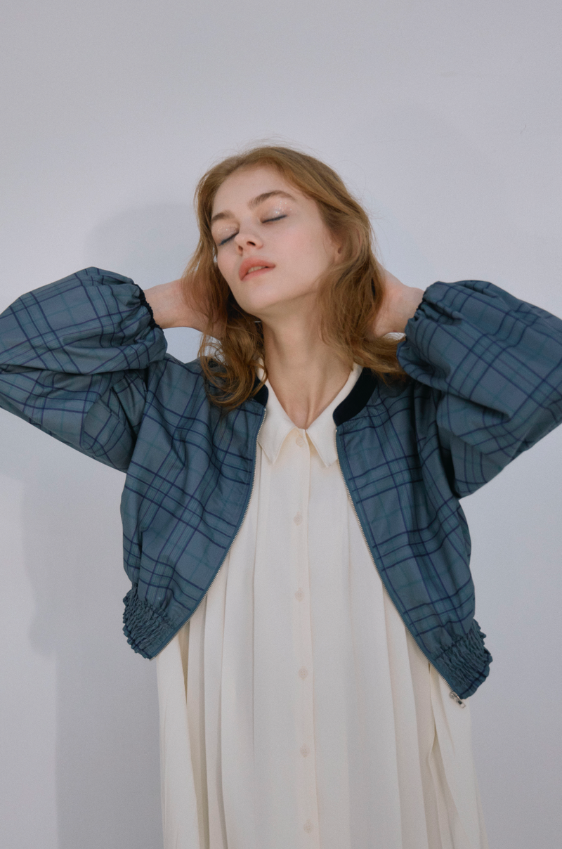 check short blouson