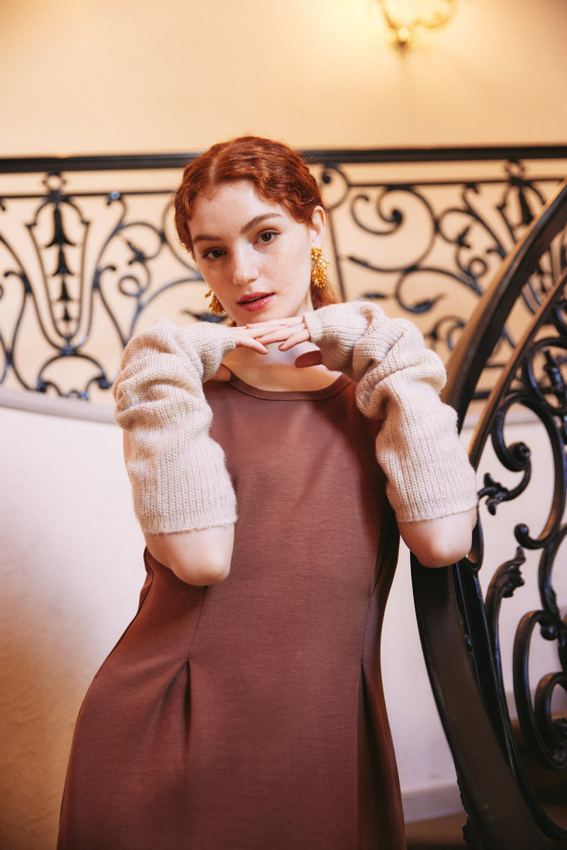 arm warmer mohair knit