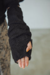 arm warmer mohair knit