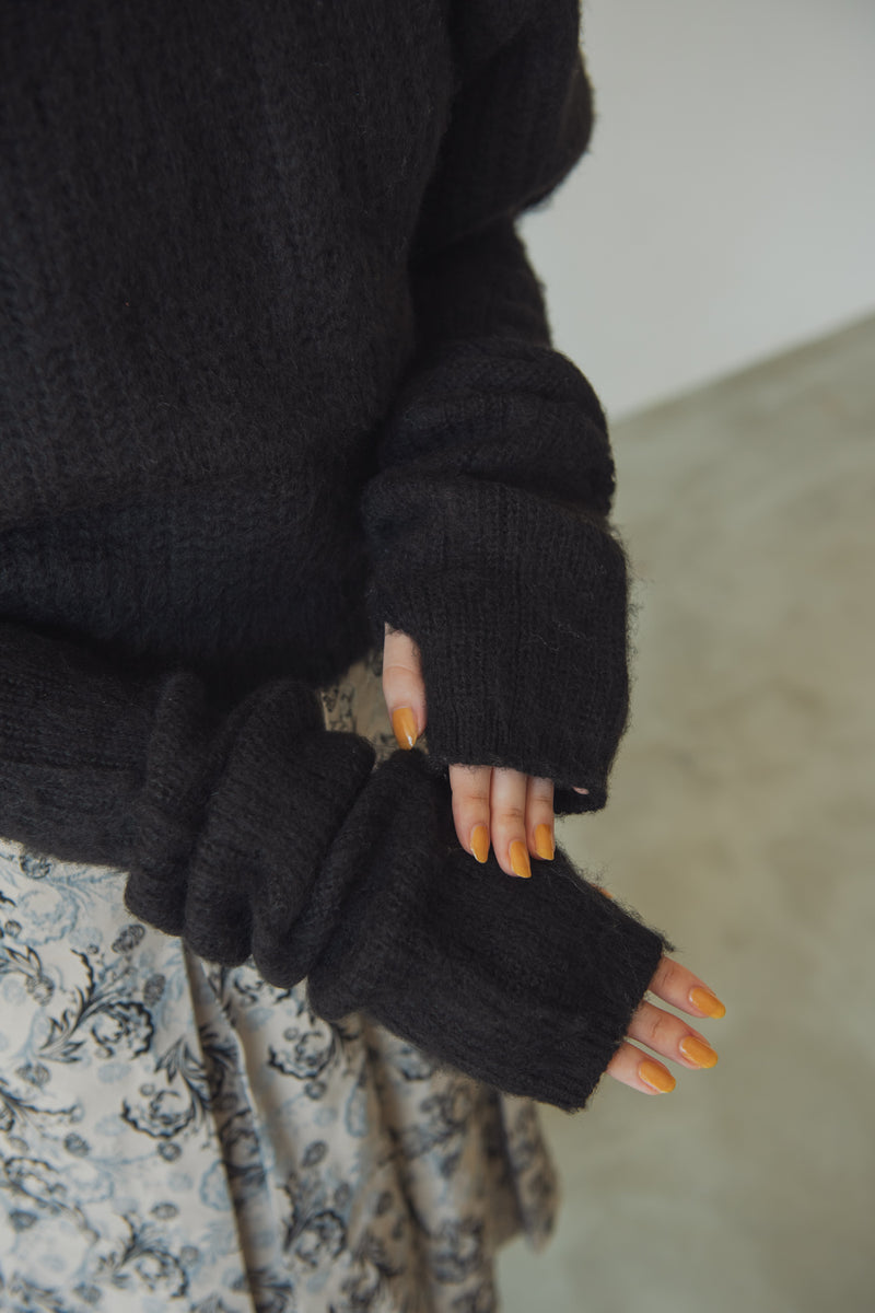arm warmer mohair knit