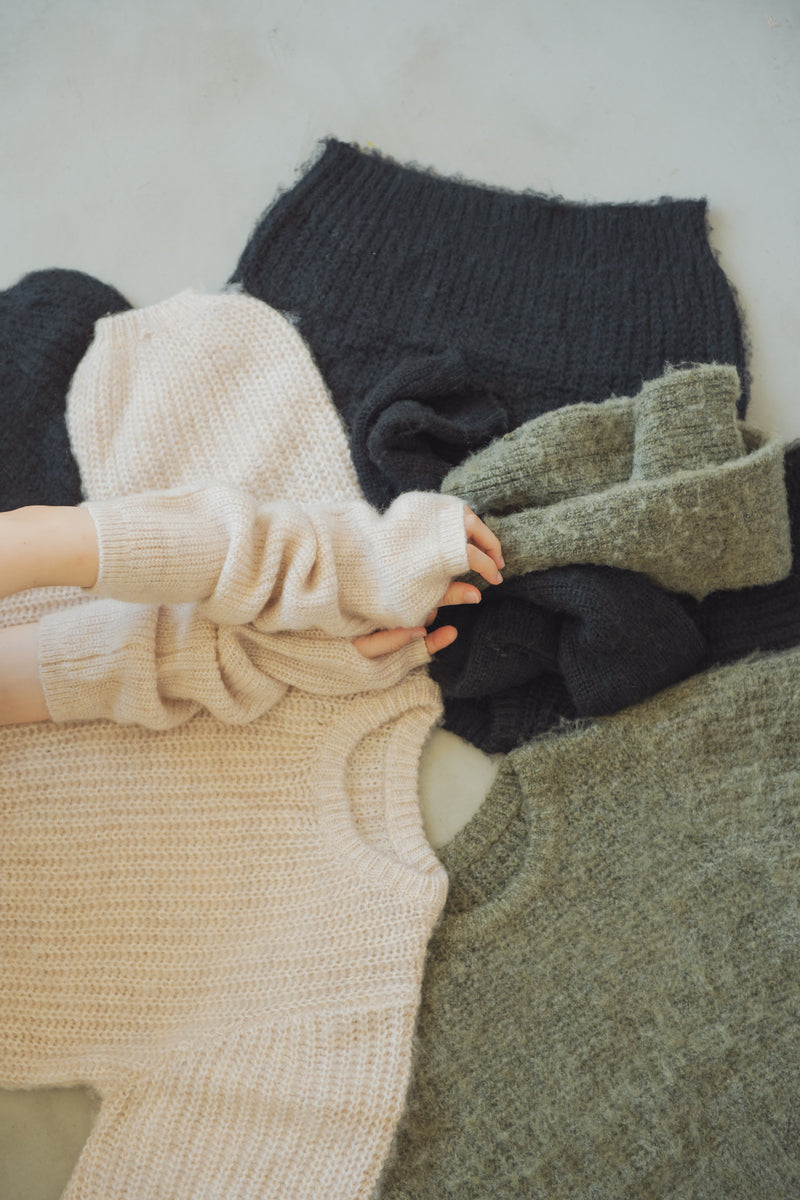 arm warmer mohair knit