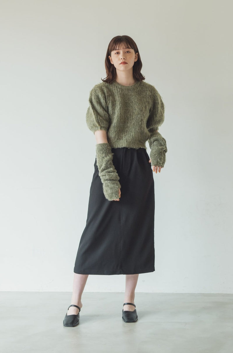 arm warmer mohair knit