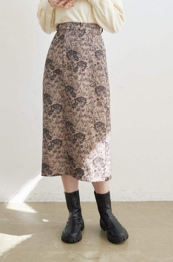 toile de jouy skirt
