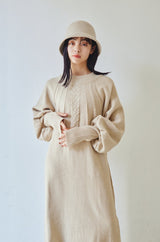 arm warmers knit onepiece