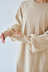 arm warmers knit onepiece