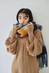 arm warmers knit onepiece
