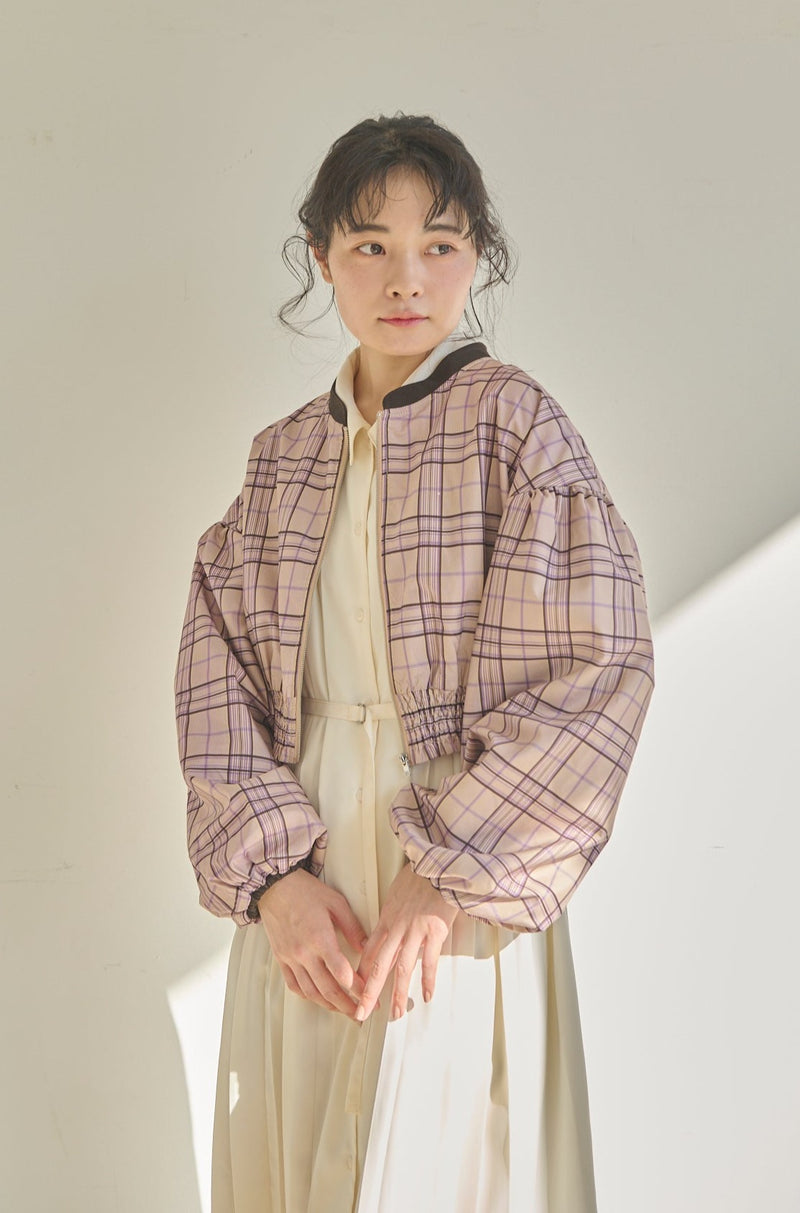 check short blouson
