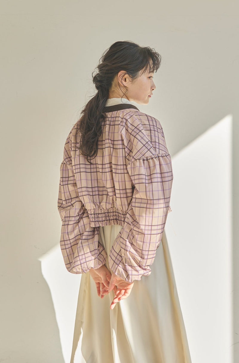 check short blouson