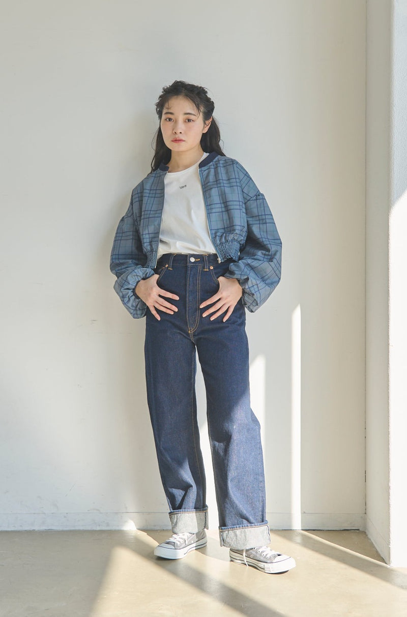 check short blouson
