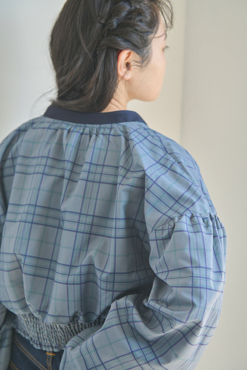 check short blouson
