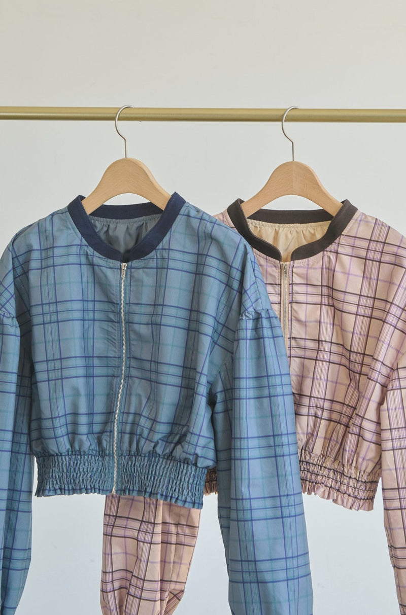 check short blouson