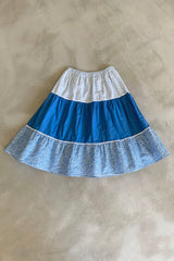 〈vintage〉little flower tiered skirt