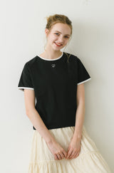 idem heart piping T-shirt