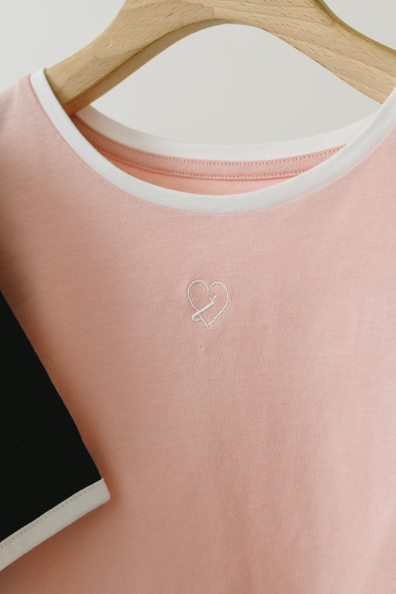idem heart piping T-shirt