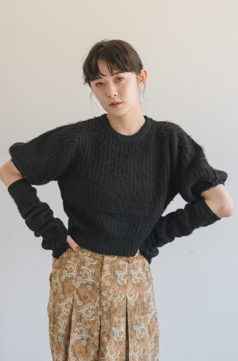 arm warmer mohair knit