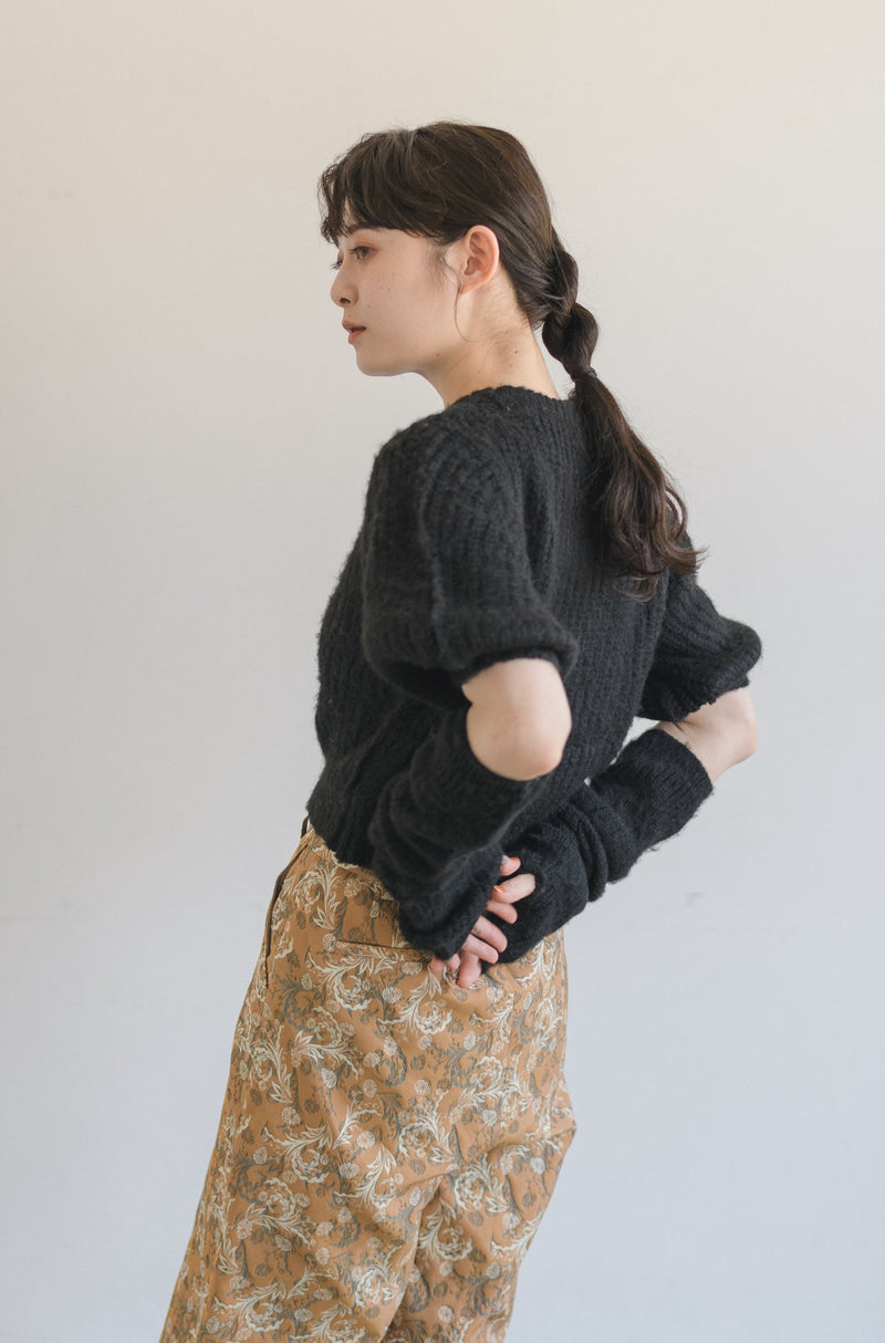arm warmer mohair knit