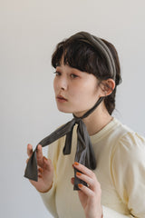 【LE VERNIS】リボンクロスヘアバンド