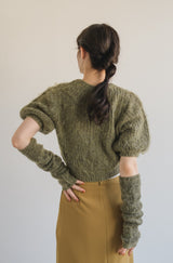 arm warmer mohair knit