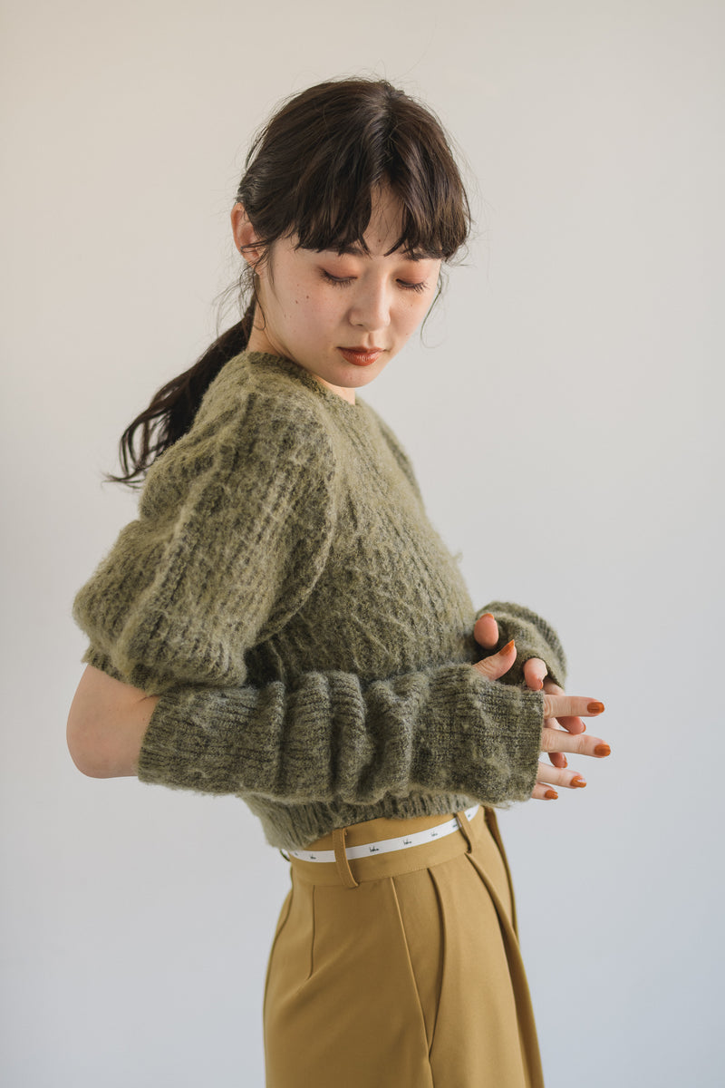 arm warmer mohair knit