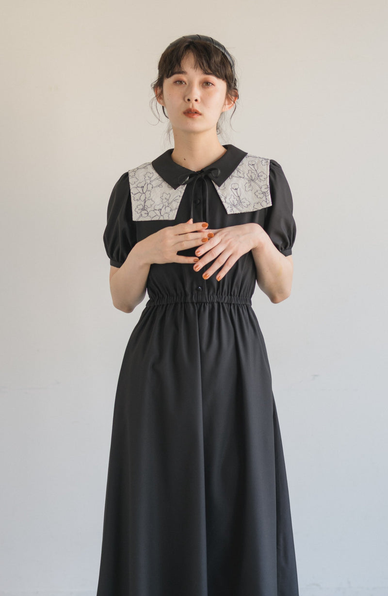 ブティック idem / double collar onepiece | kinderpartys.at