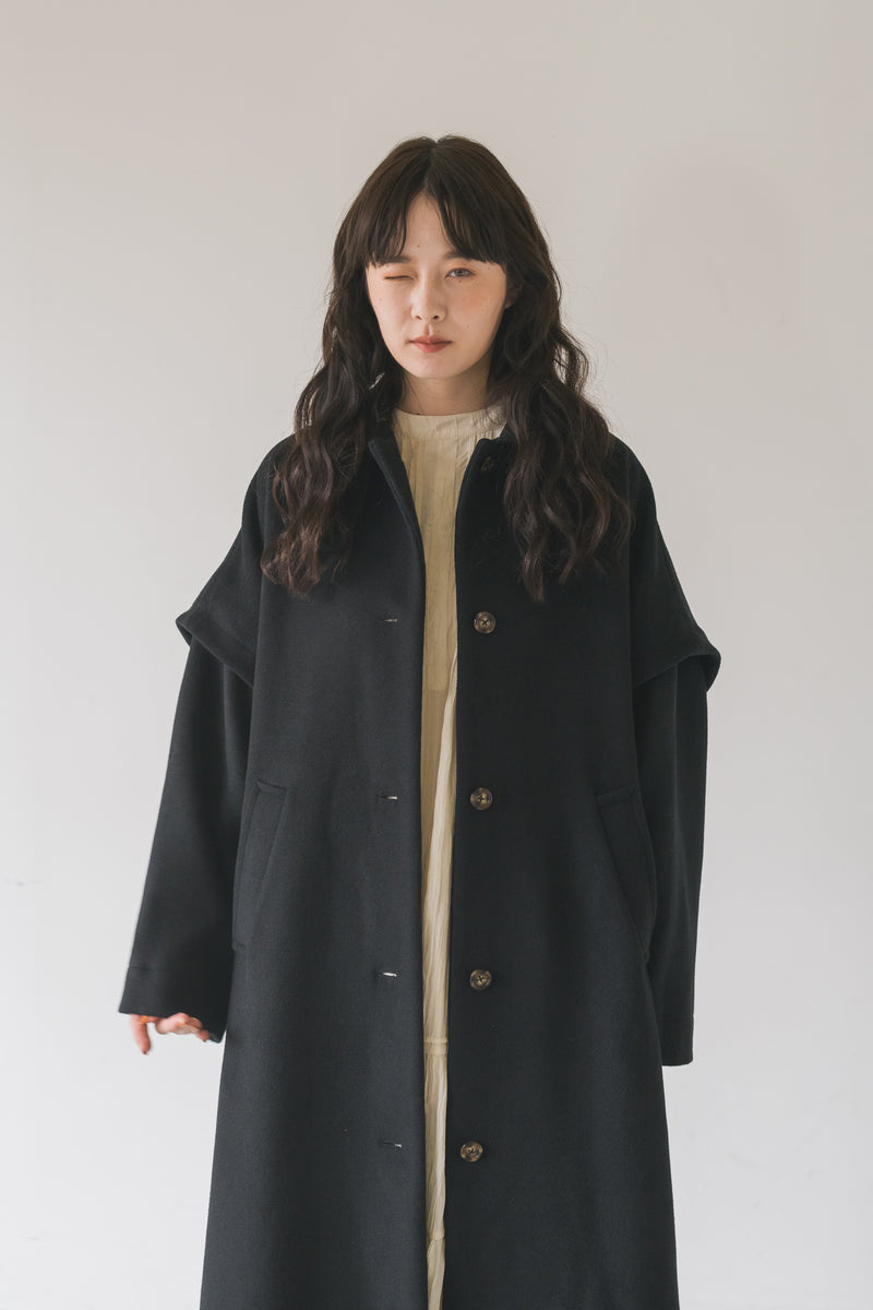 2way long wool coat – idem