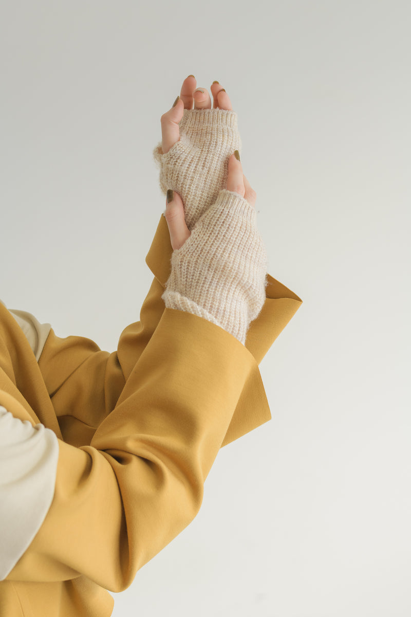 arm warmer mohair knit