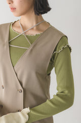 3way gilet jumper skirt