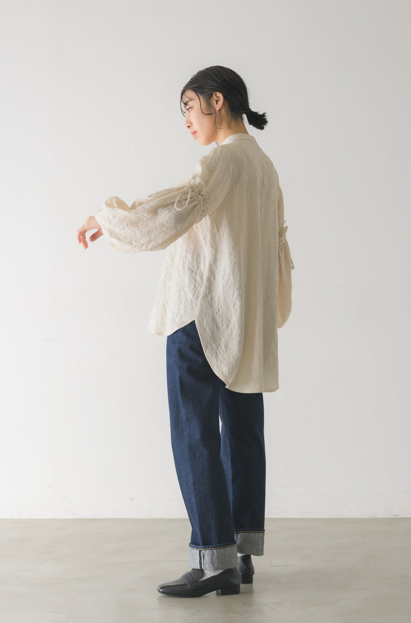 poco poco volume sleeve blouse