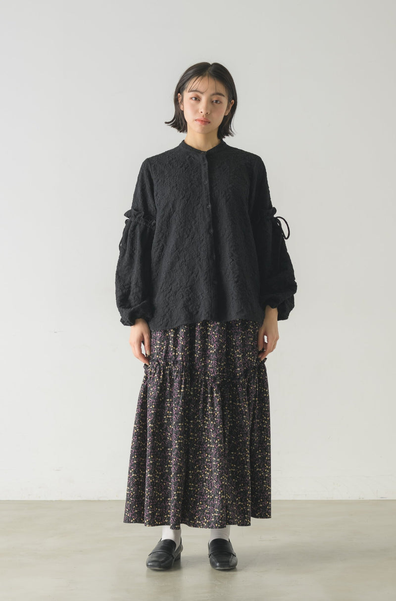 flower frill tiered skirt